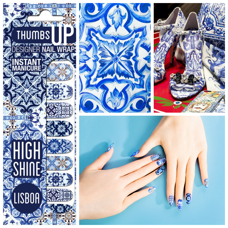 On the tiles | Dolce & Gabbana majolica-inspired nails