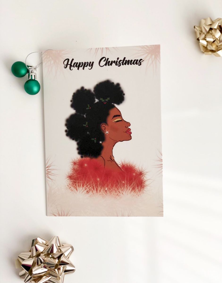 Nicola Lespeare Christmas Cards 2 | Black Beauty & Hair