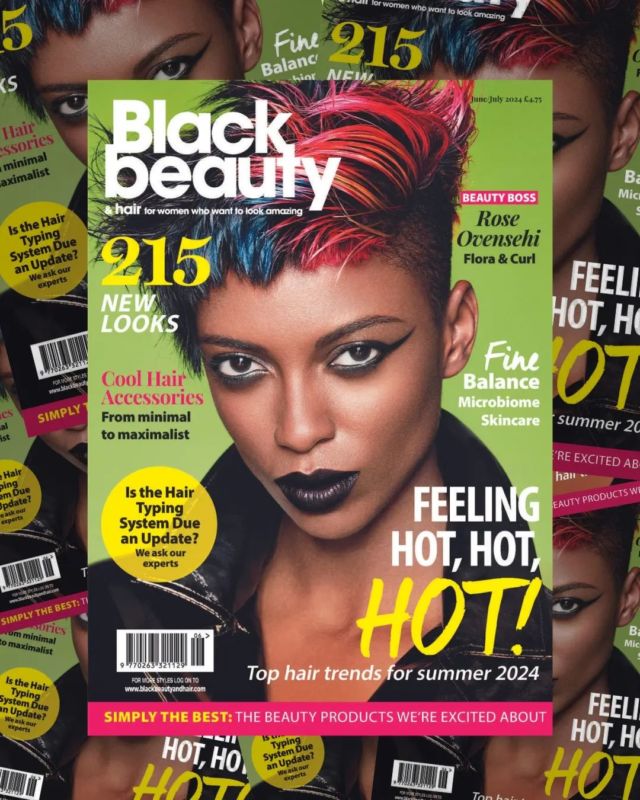 Our June/July 2024 issue is out! ☀️
Check out our of summer-themed content, featuring inspirational summer hairstyles and a special tribute to @avlonuk's 40th anniversary. There's also an exploration of whether Andre Walker's curl typing system is still relevant, and an exclusive interview with Rose Ovensehi, the founder of @floracurl! 🌸
Get your copy now at www.blackbeautyandhair.com and happy reading!
Cover glam:
Photography by @richmilesphoto
Hair by @livvi_b • 
Colour by @markleesonsalons for @revlonprofessionaluk 
Makeup by @laurenmathismua
#blackbeautymag #blackbeauty #covergirl #avlon #magazine