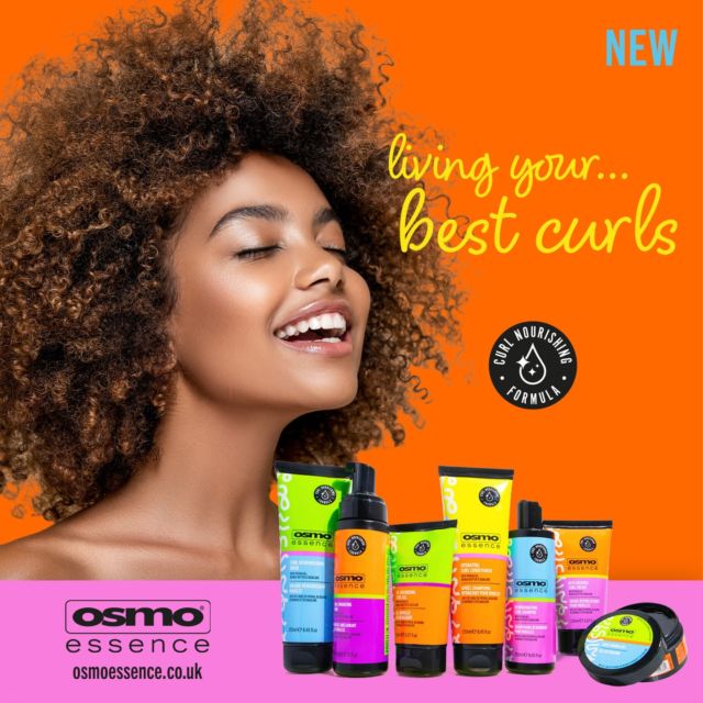 Introducing NEW OSMO ESSENCE
Looking for luscious, bouncy curls? @osmouk_official is about to change your game! 
Enriched with Pataua oil, Mango butter, and Squalane, these vegan products transform and define textured hair types. 
Parched, frizzy, and fluffy curls—be gone! Say hello to luscious, bouncy, glossy curls with OSMO ESSENCE.
Visit: www.osm🔗oessence.co.uk for stockists and more information. 
#osmo #blackbeautymag #curls #curlyhair #naturalhair